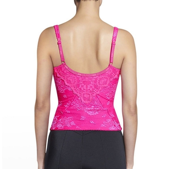 🔥FINAL PRICE DROP🔥 NWD$2,150 Balenciaga Pink Lingerie Lace Scoop Back Tank Top - Picture 8 of 16
